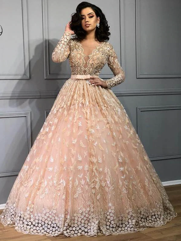 formal dresses in knoxville Glitter Long Formal A Line Prom Gown Amoris T213 main image 1