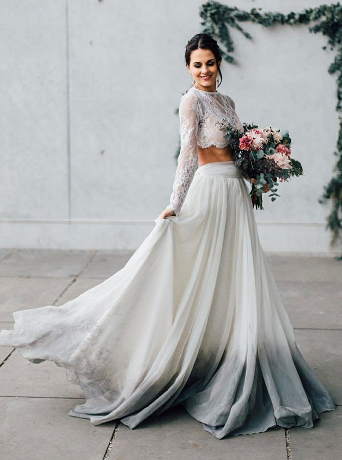 sachin and babi light blue dress Tulle Wedding Dresses main image 1