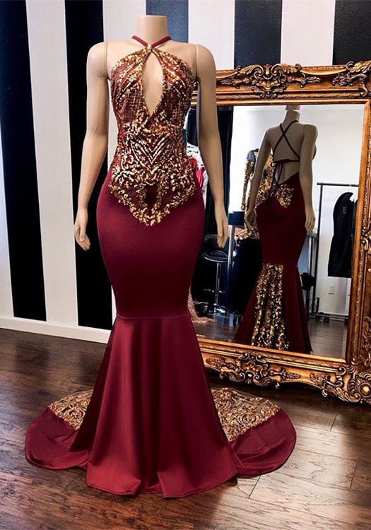 short halter dress casual Sexy Halter Romper Mini Dress Gold / S