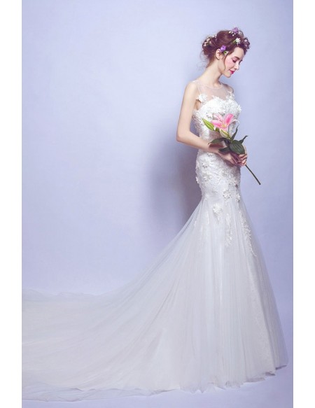 tight fitted mermaid wedding dresses