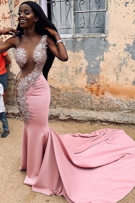 pink dress with beads Furlla Women Light Pink Strapless Beaded Prom Dress A-Line Satin Gown with  Corset Back  Furlla Official