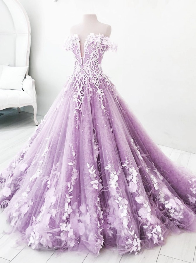 pretty lavender dress