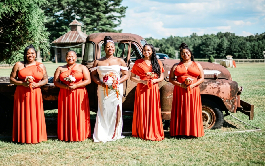 summer wedding bridesmaid dress hacks