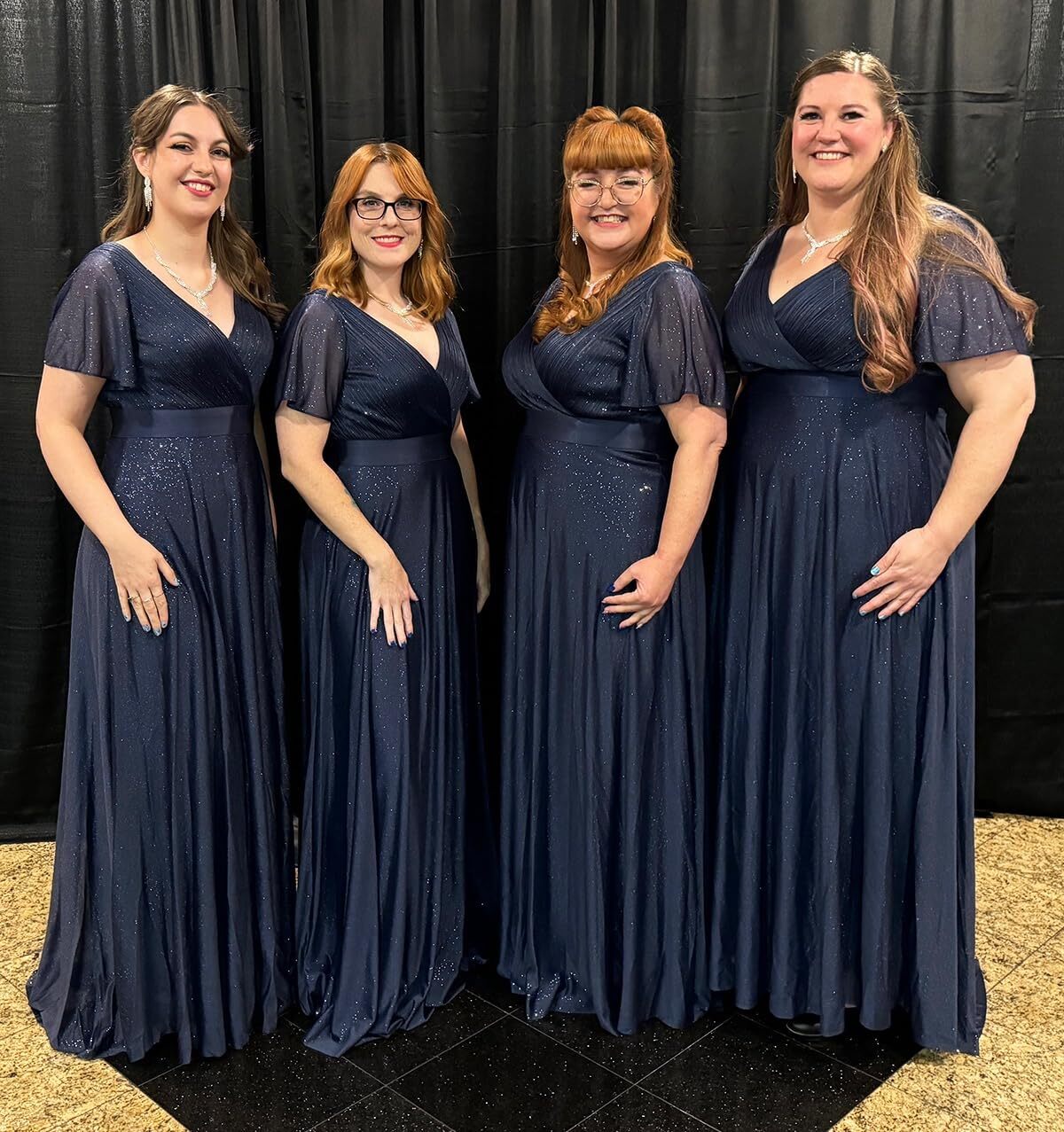 navy blue bridesmaid dresses under 100
