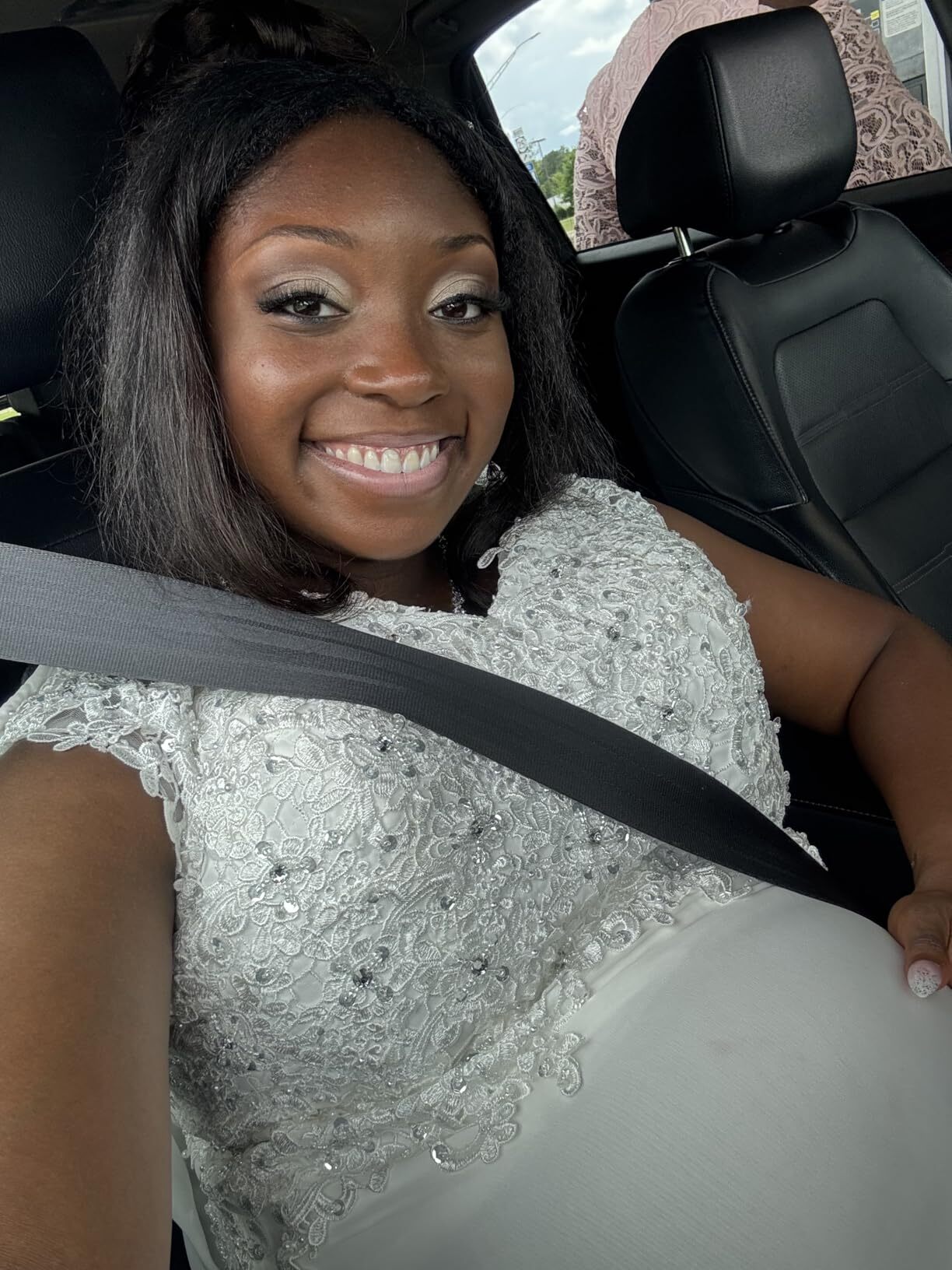 pregnant wedding dress