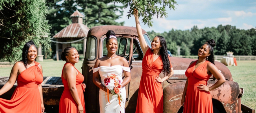 summer wedding bridesmaid dress hacks