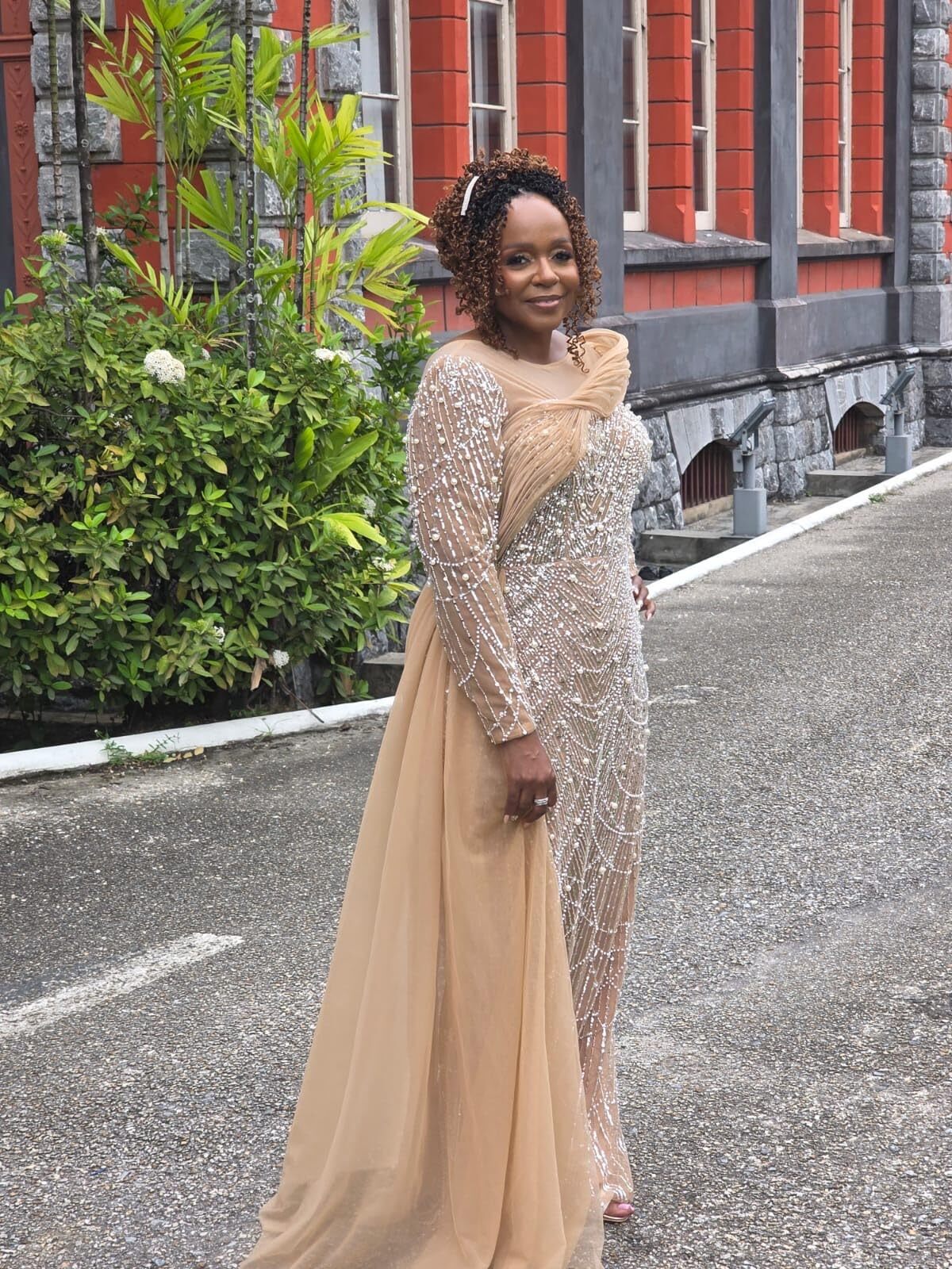 Caribbean destination wedding attire