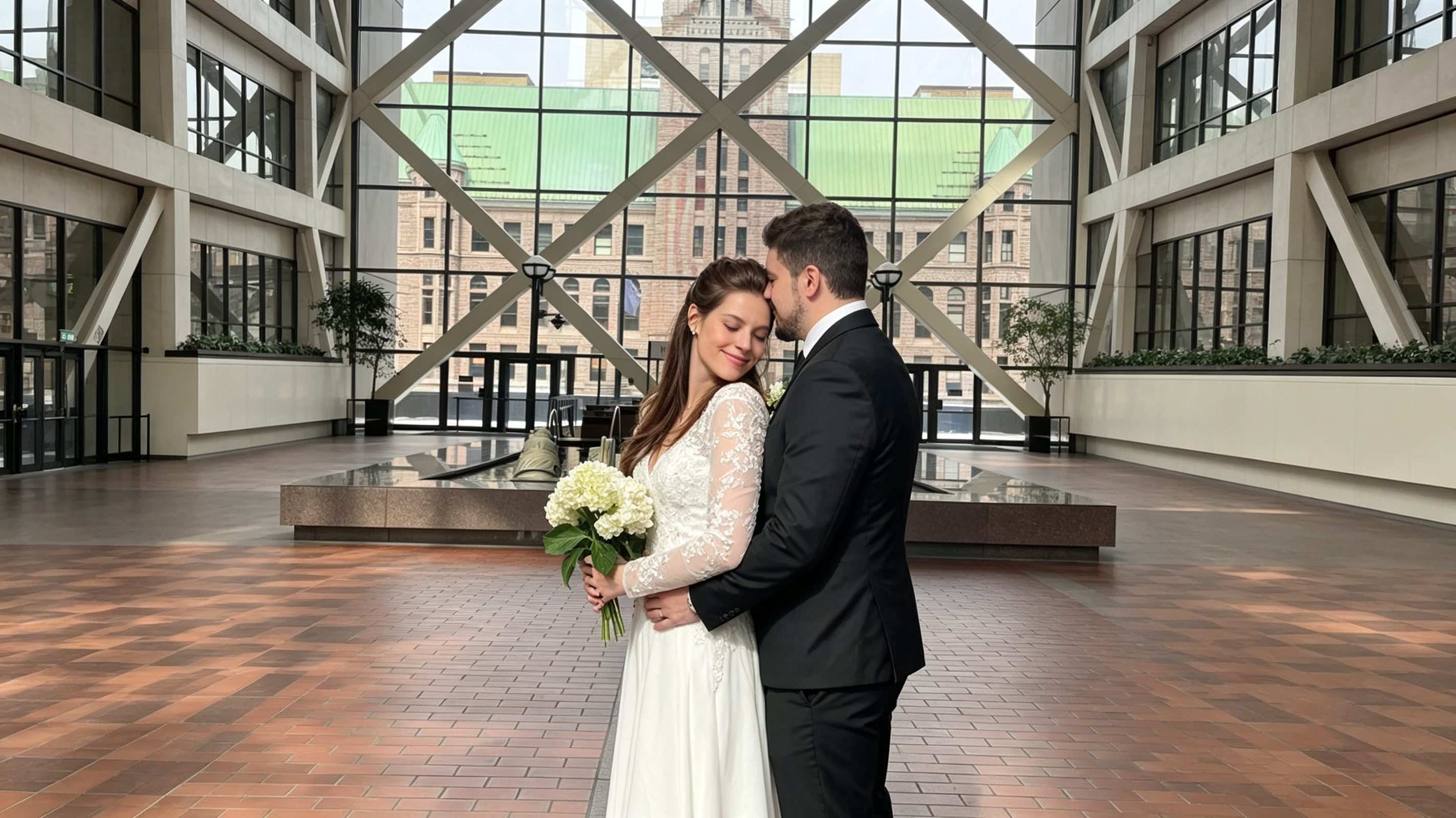 long sleeve v neck wedding dresses