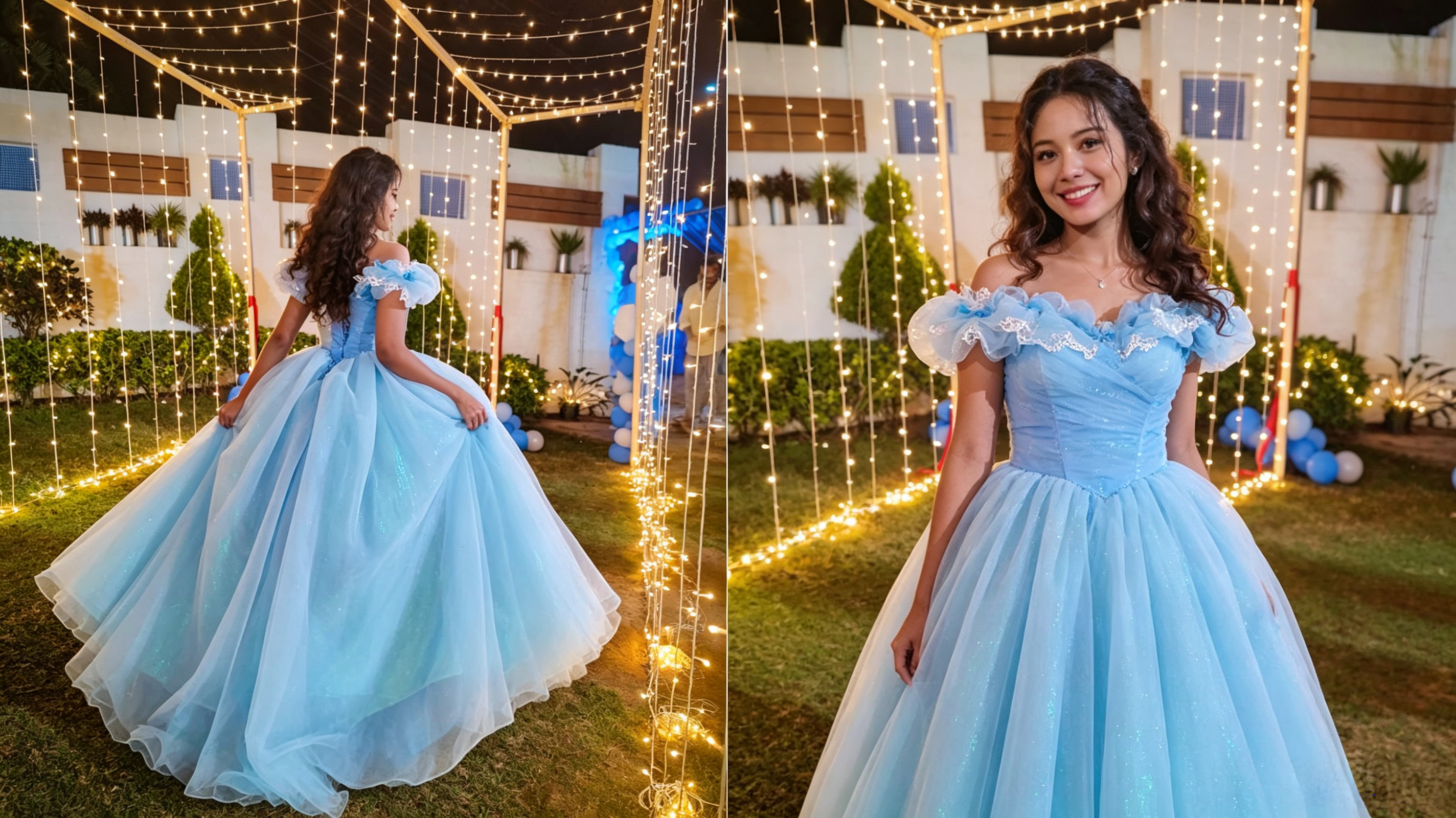 Blue Quincenera Dresses