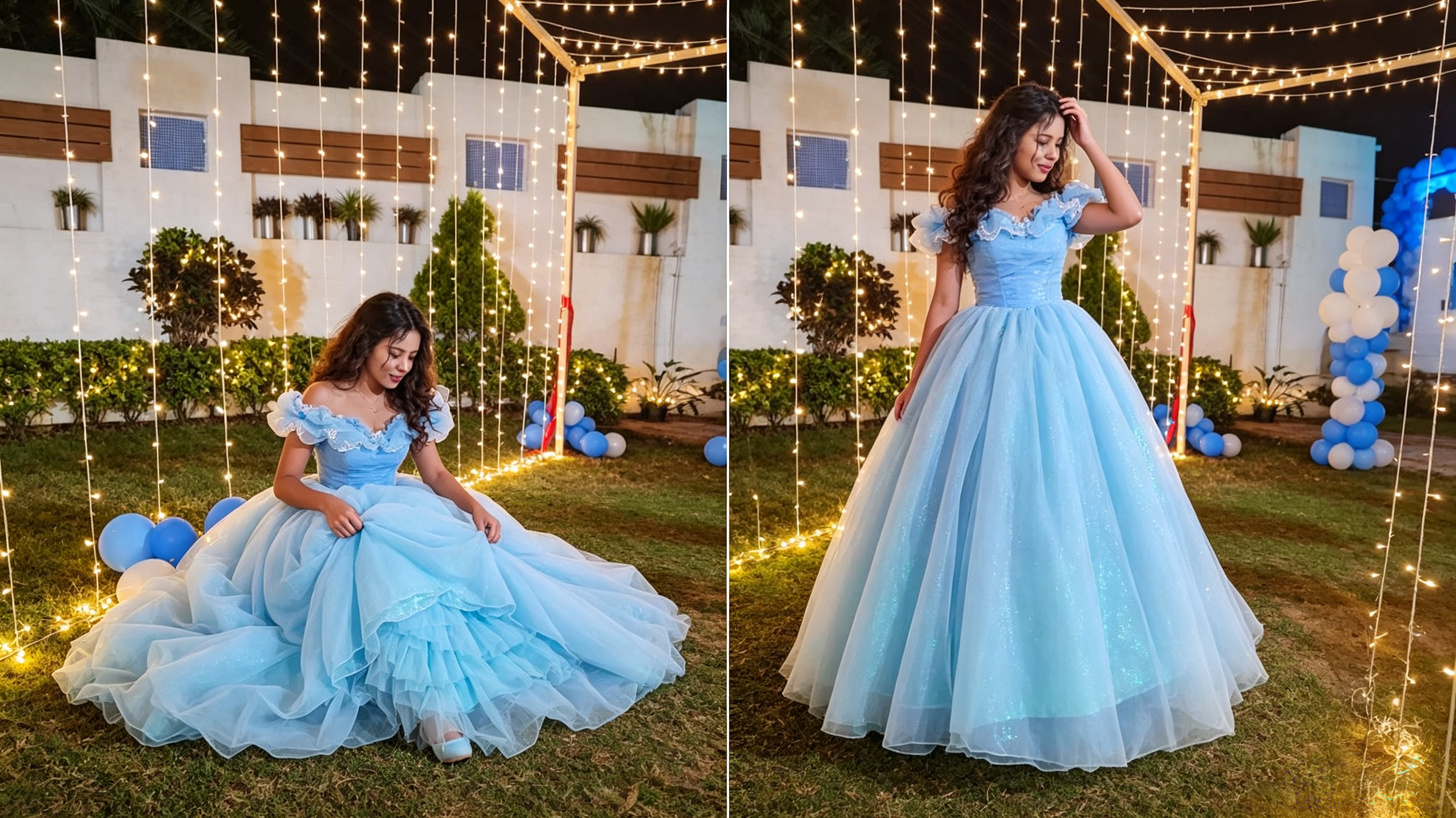 Blue Quincenera Dresses