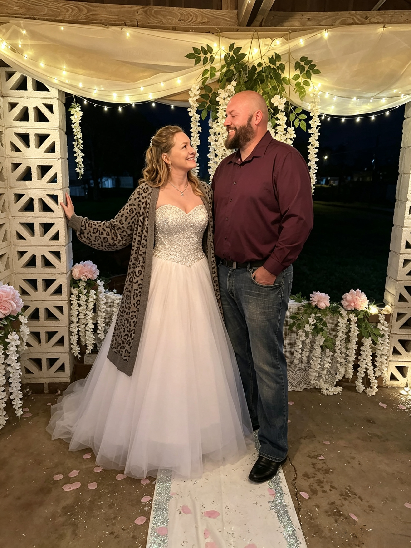 inexpensive wedding dress real bride