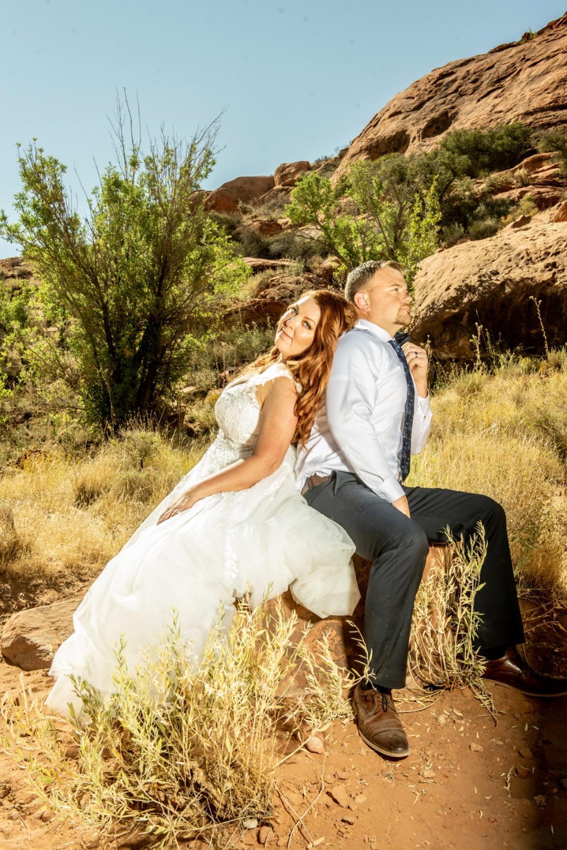 plus size lace wedding dress after simple strap and zipper alterations