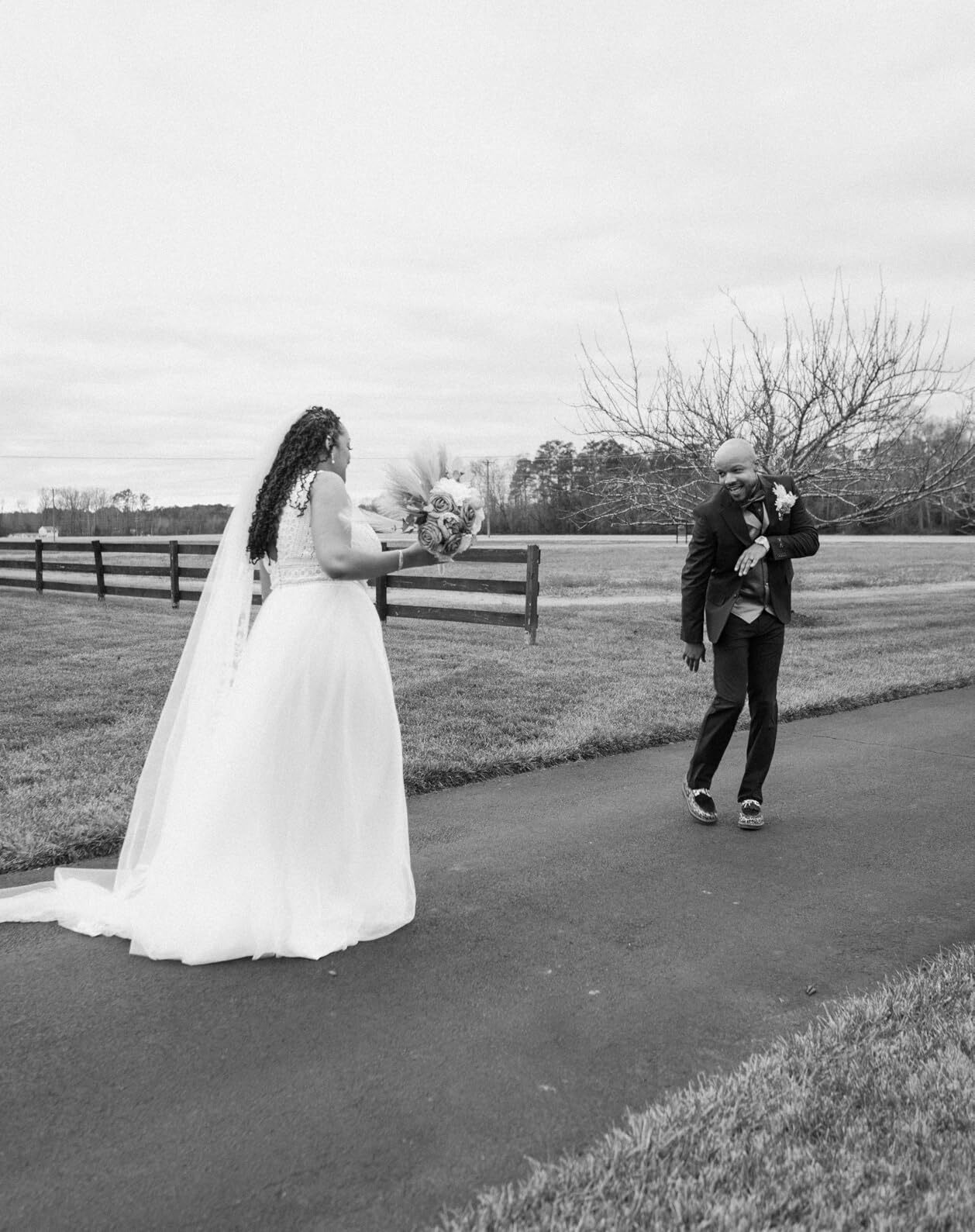 lace backless boho wedding dress
