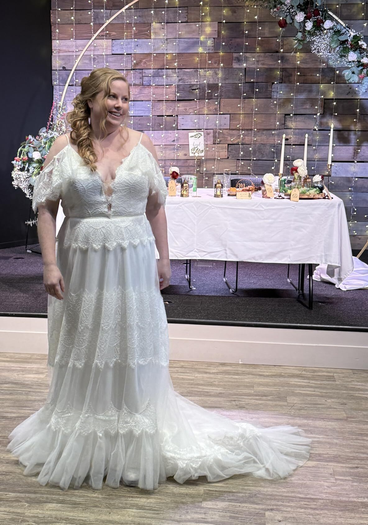 redwood forest wedding gown
