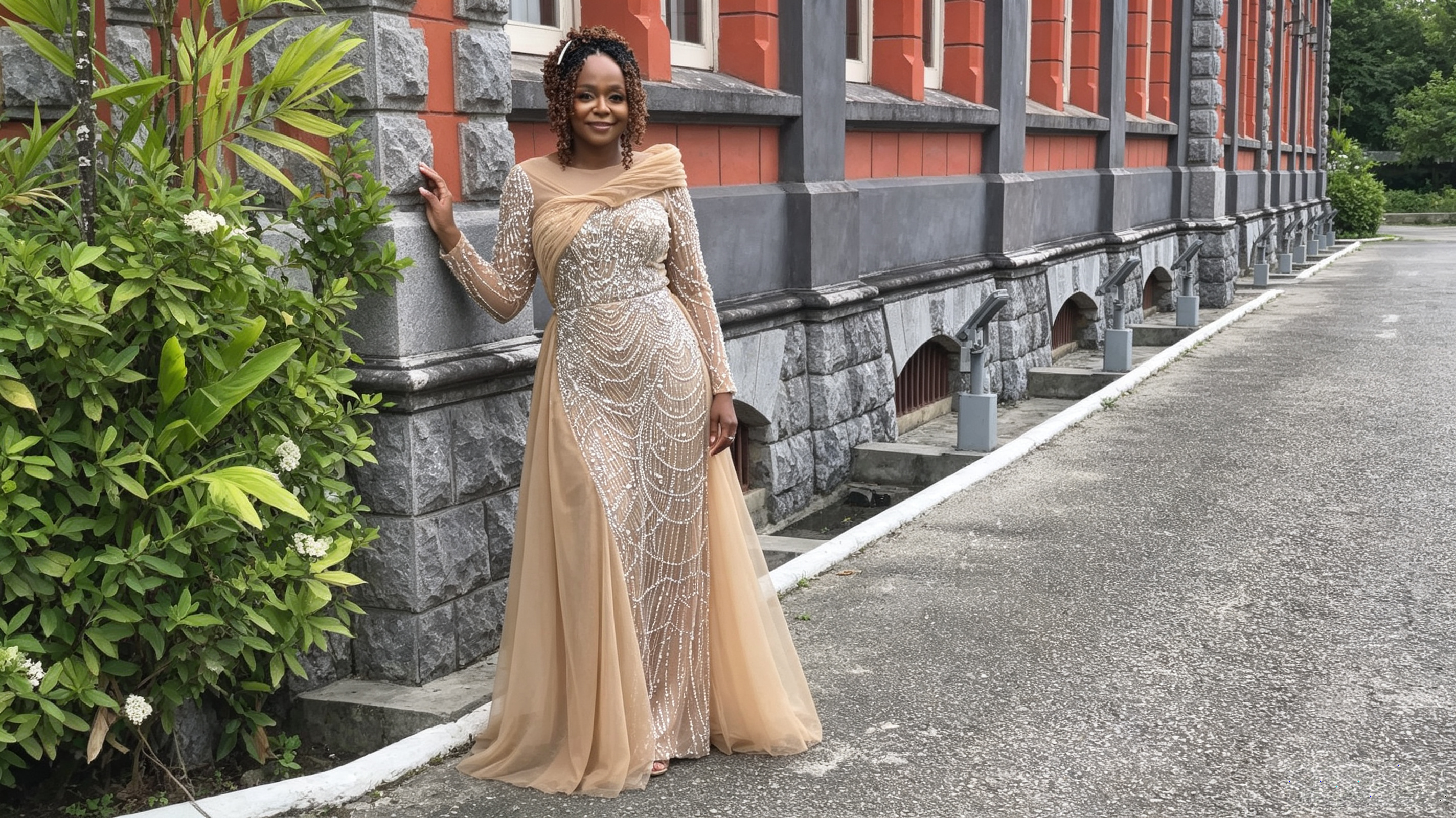 Caribbean destination wedding attire