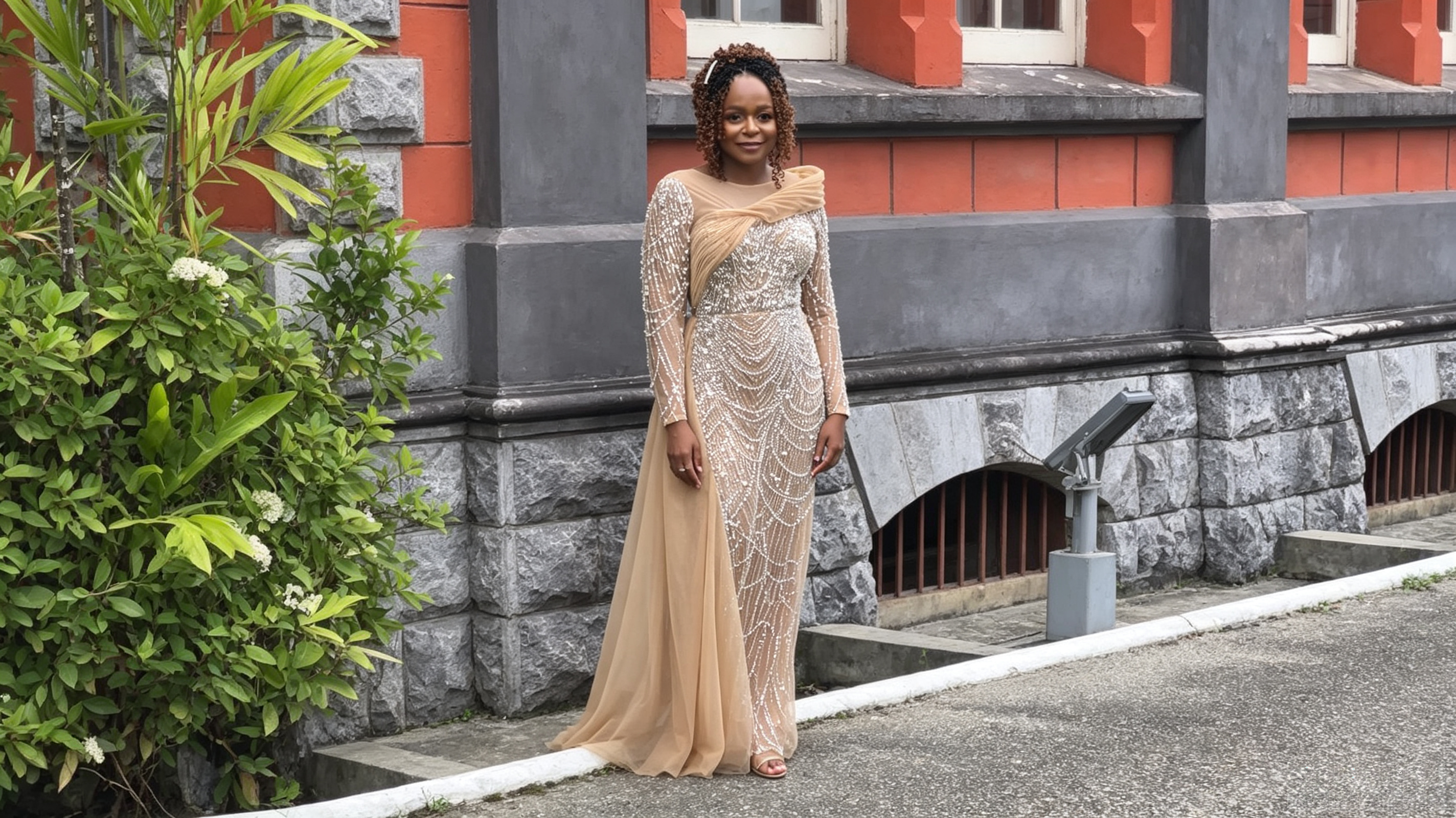Caribbean destination wedding attire