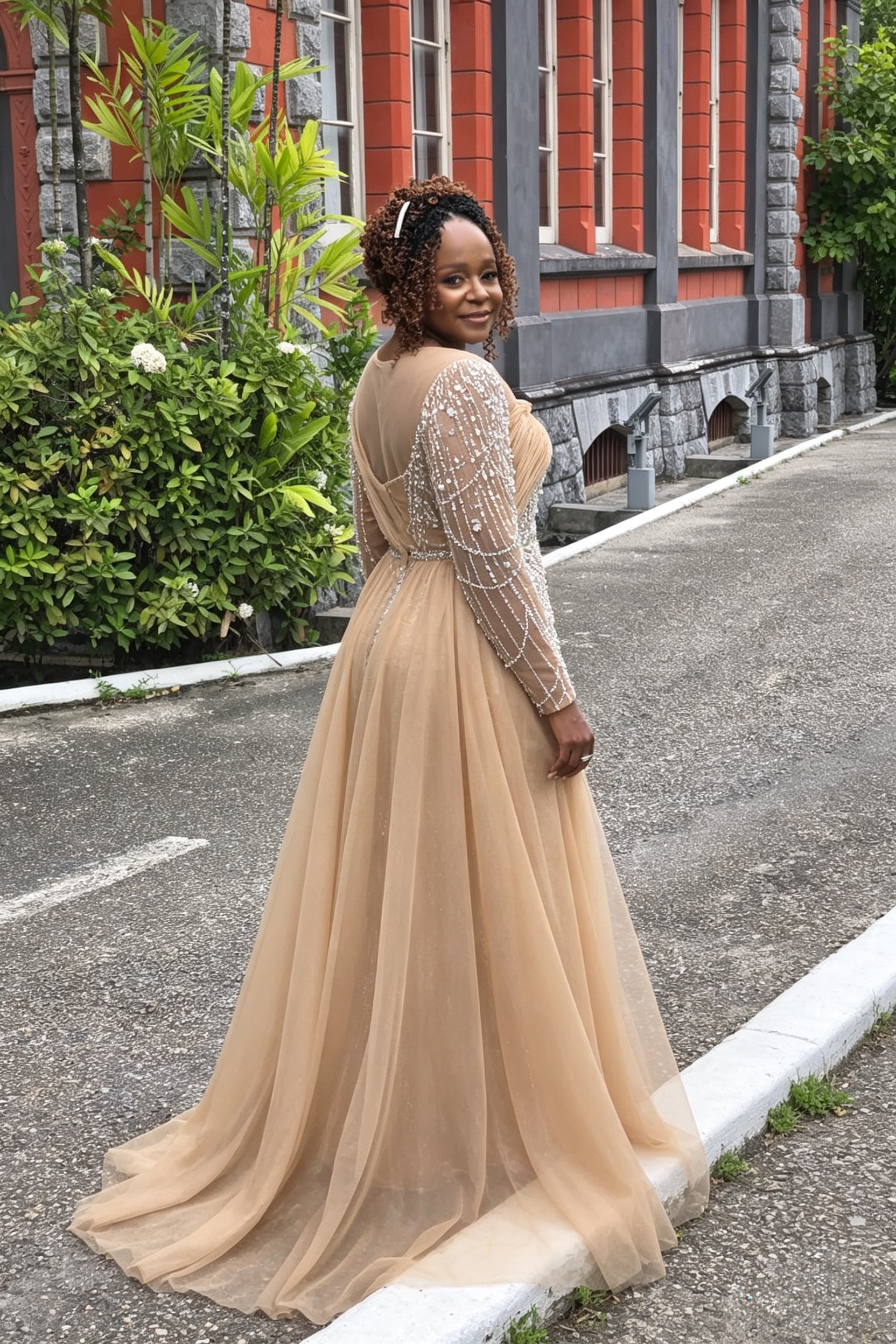 Caribbean destination wedding attire