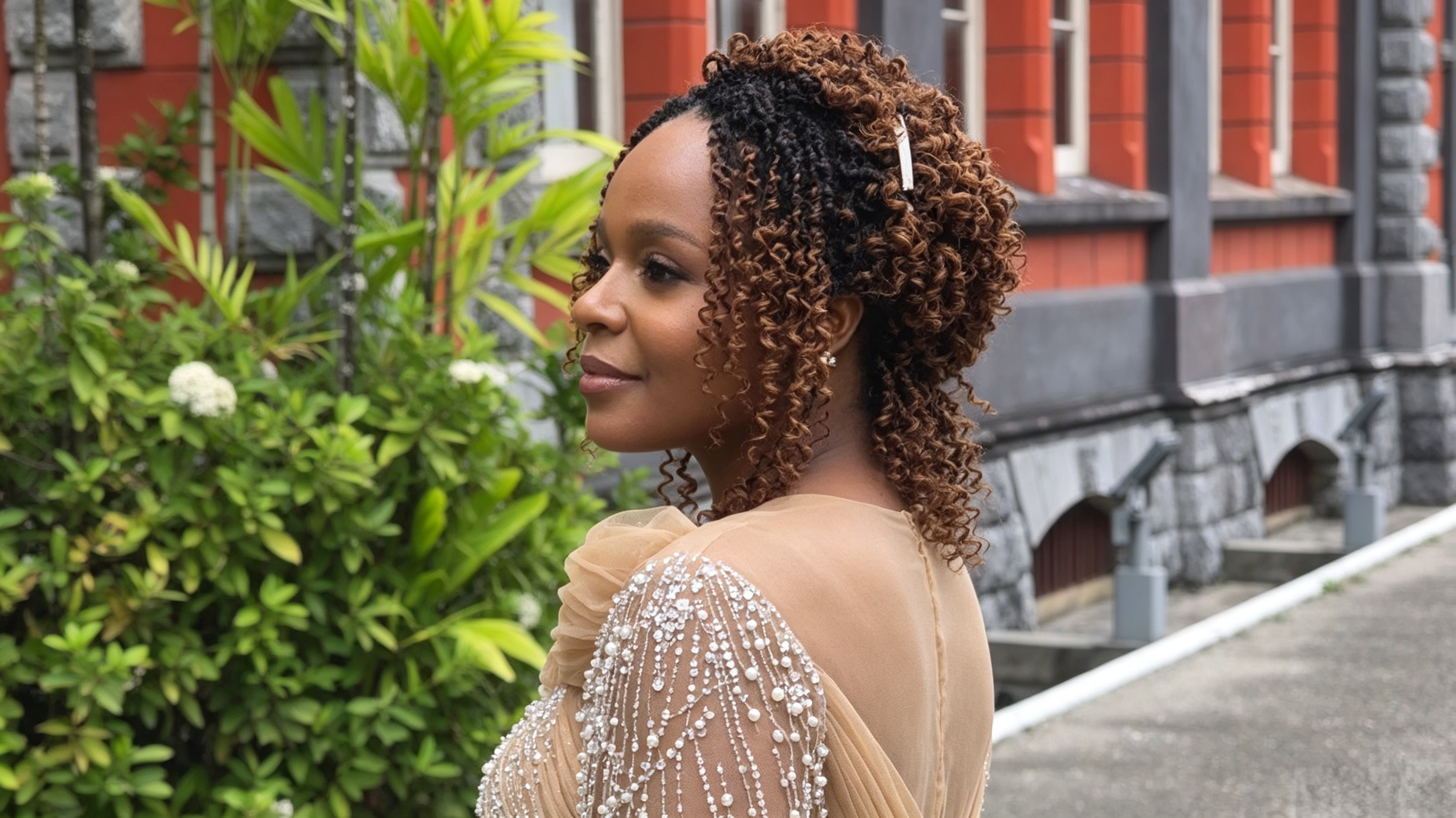 Caribbean destination wedding attire
