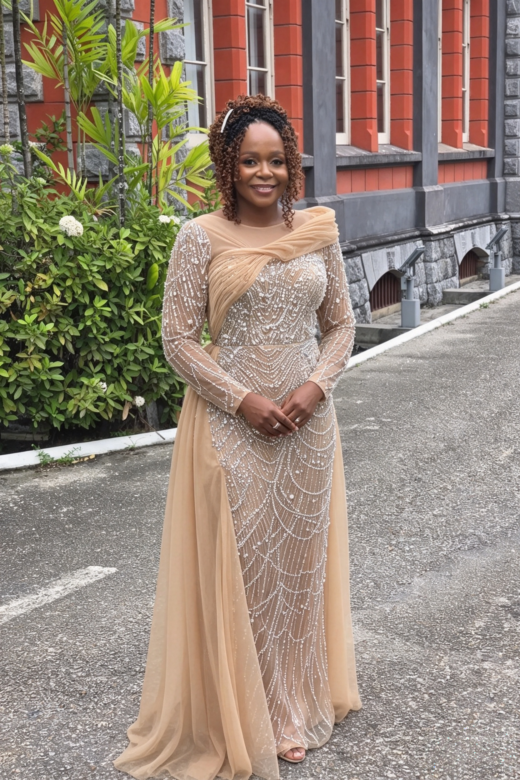Caribbean destination wedding attire