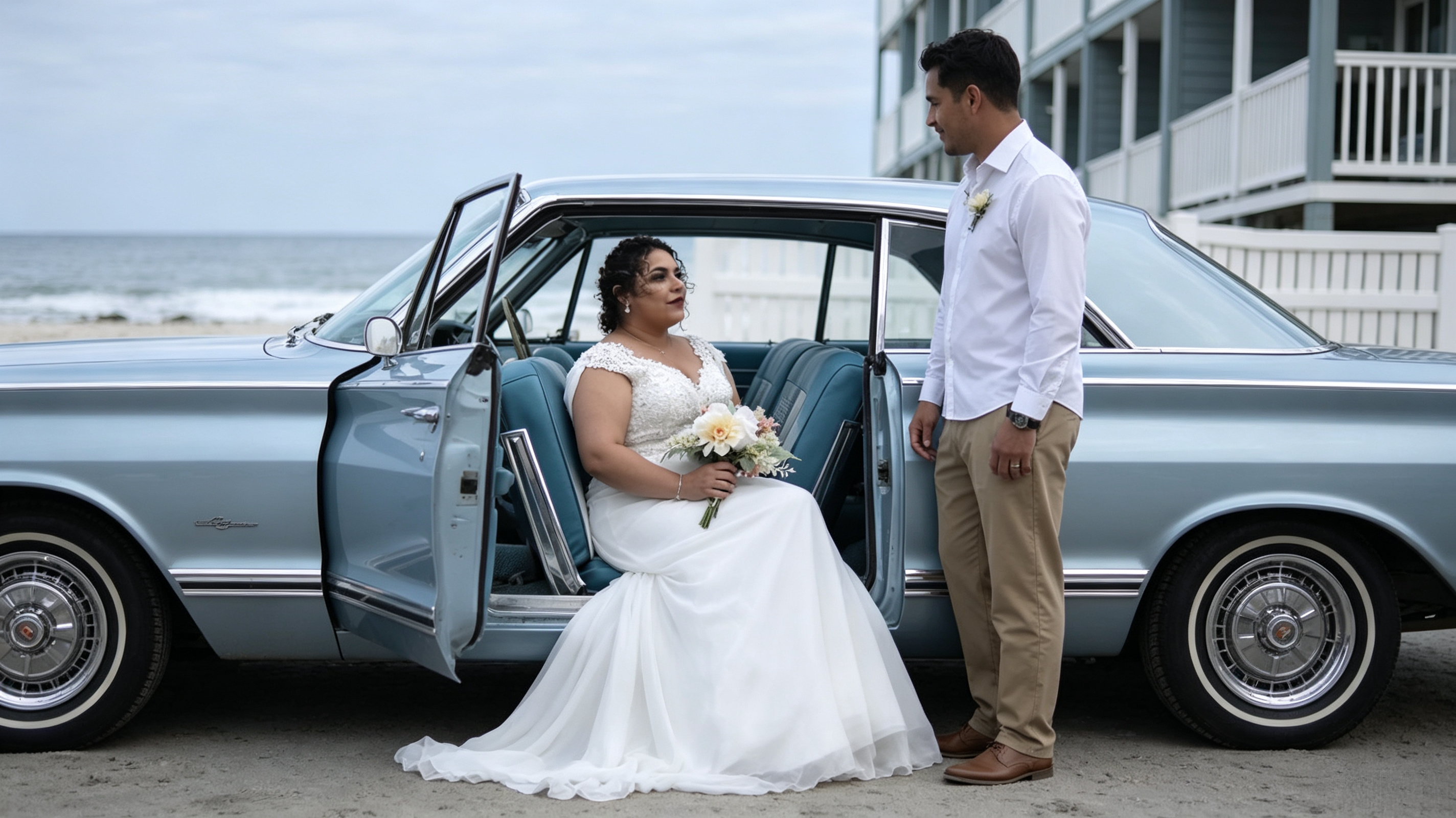 plus size postpartum wedding dress