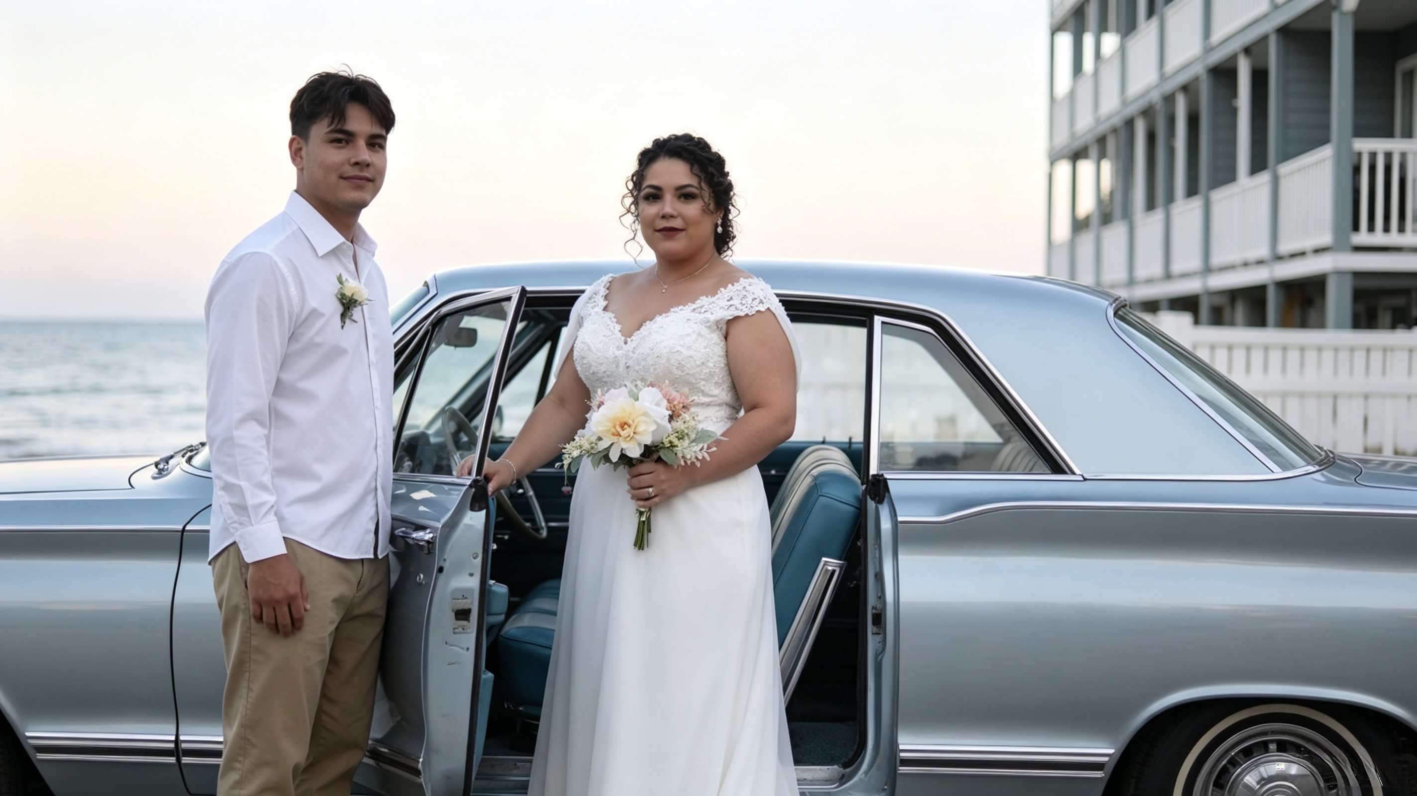 plus size postpartum wedding dress