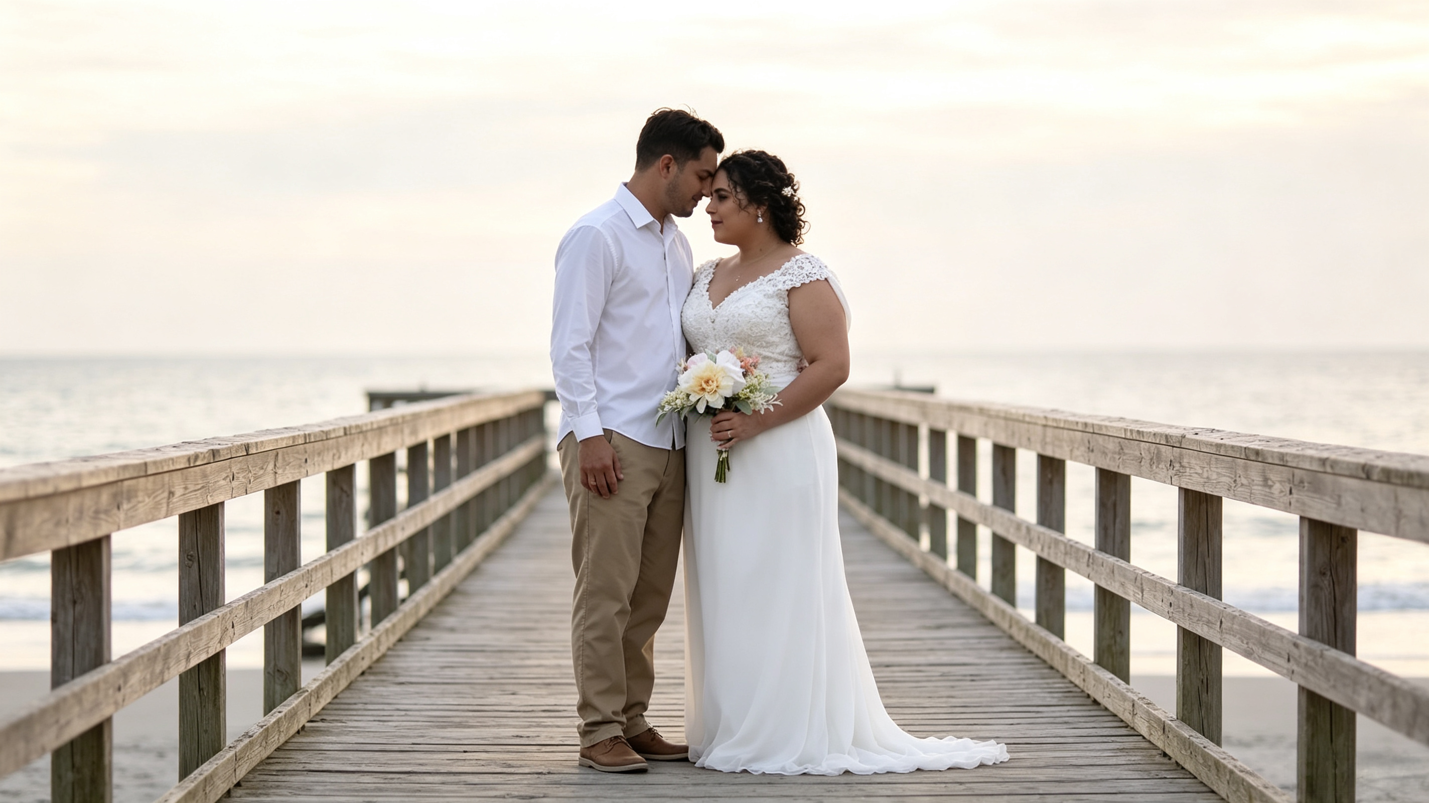 plus size postpartum wedding dress