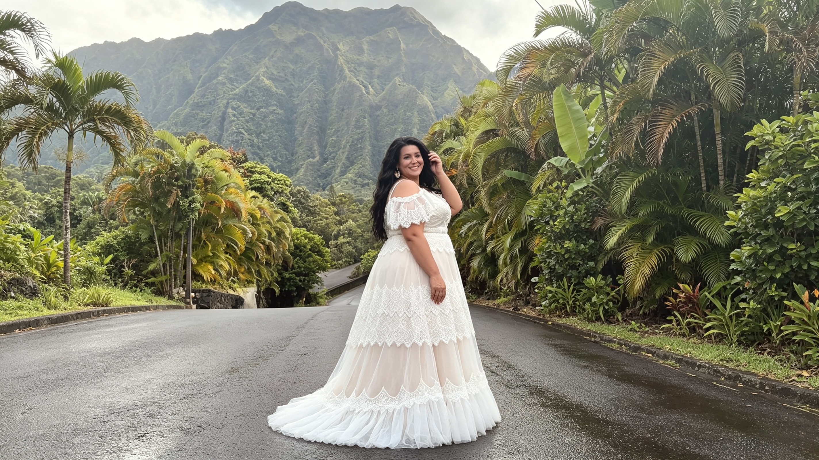 Off the rack wedding dress for curvy brides