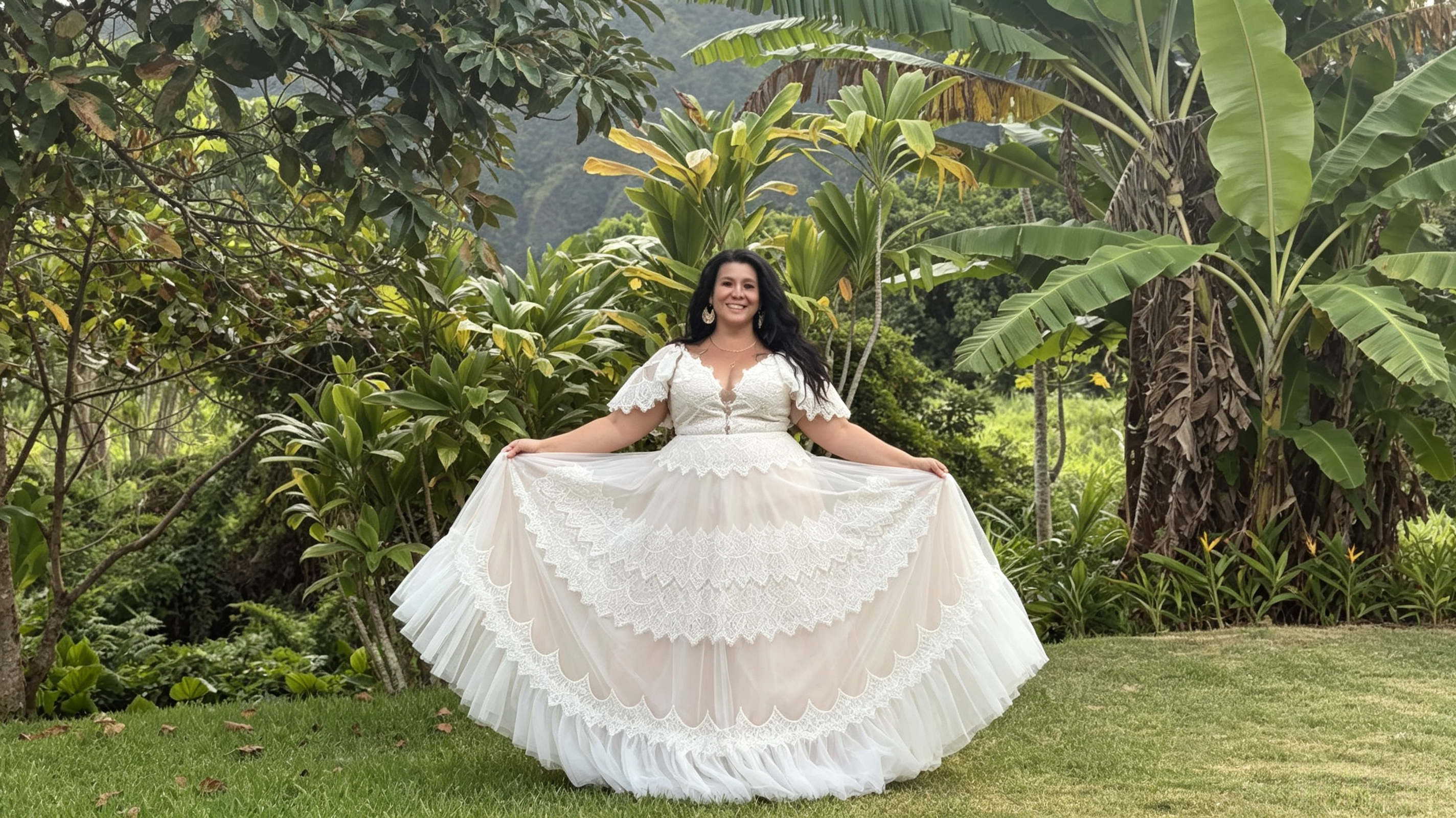 Off the rack wedding dress for curvy brides