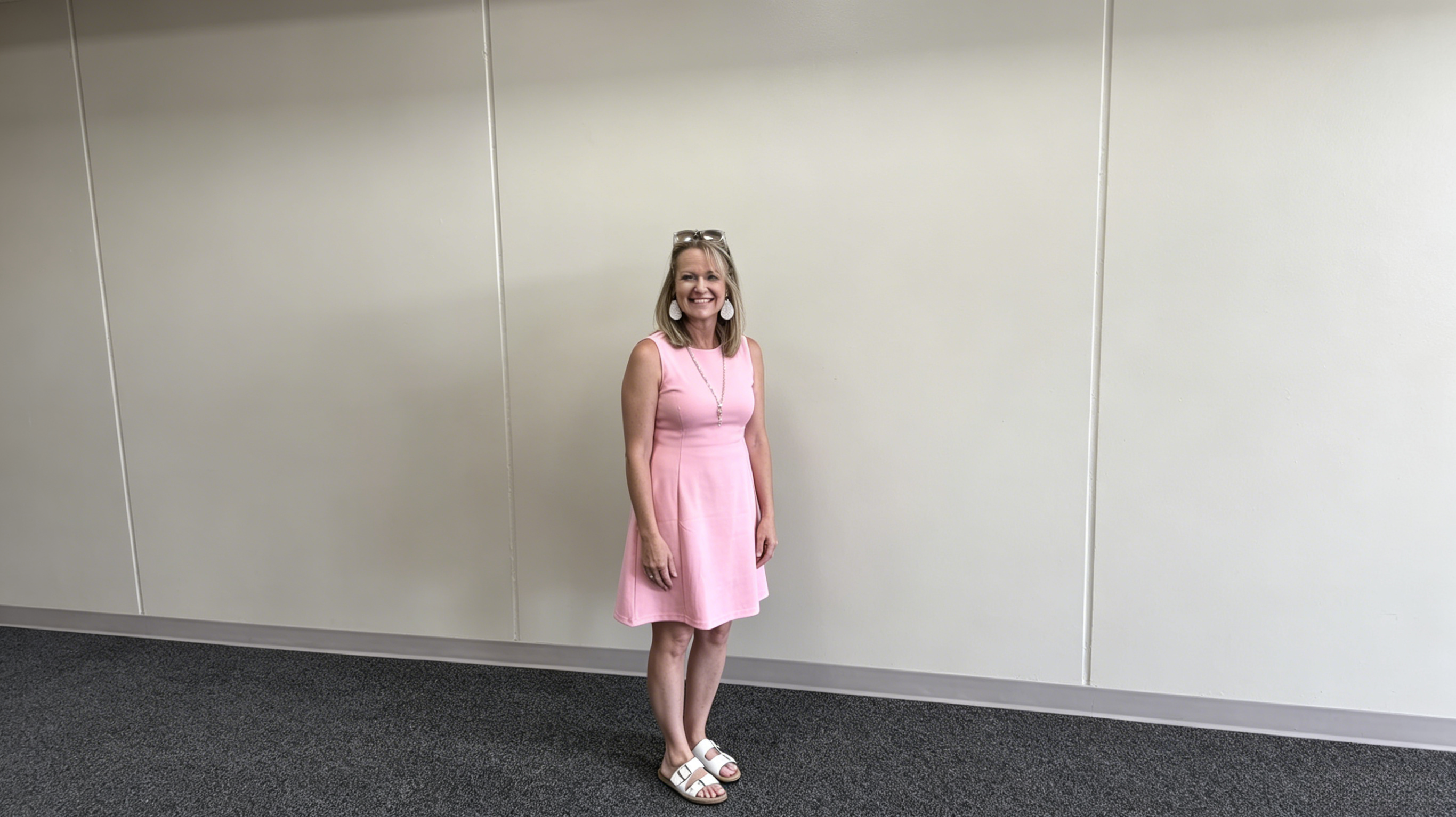 pink dress graduation ceremony