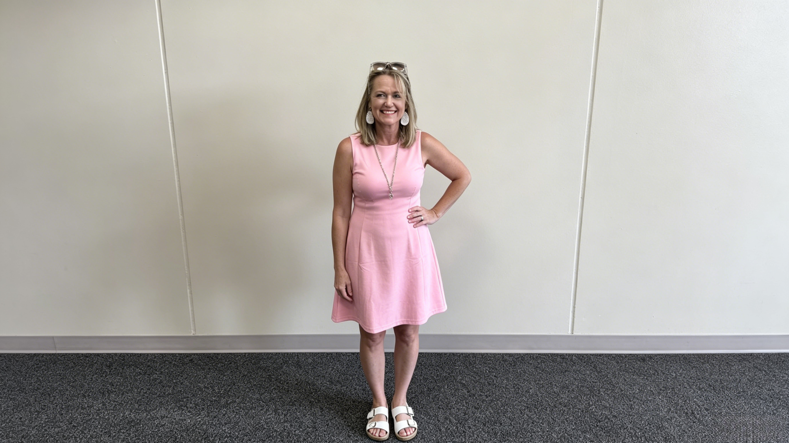 pink dress graduation ceremony