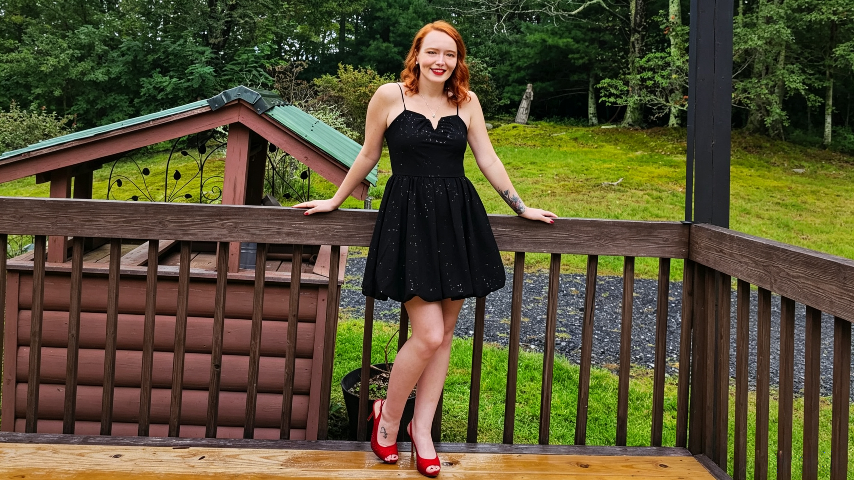 sequin little black dress