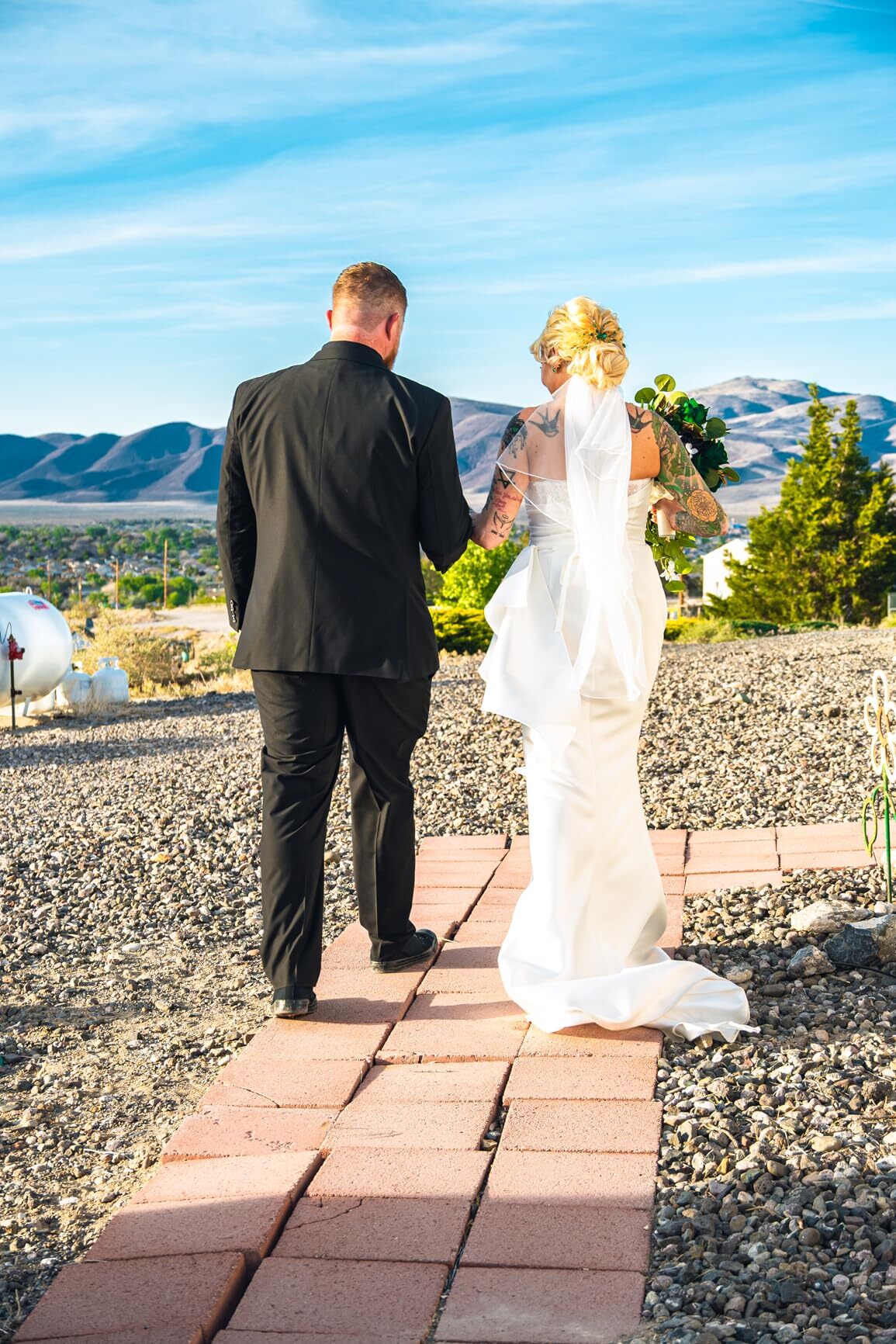 Virginia City historic chapel wedding