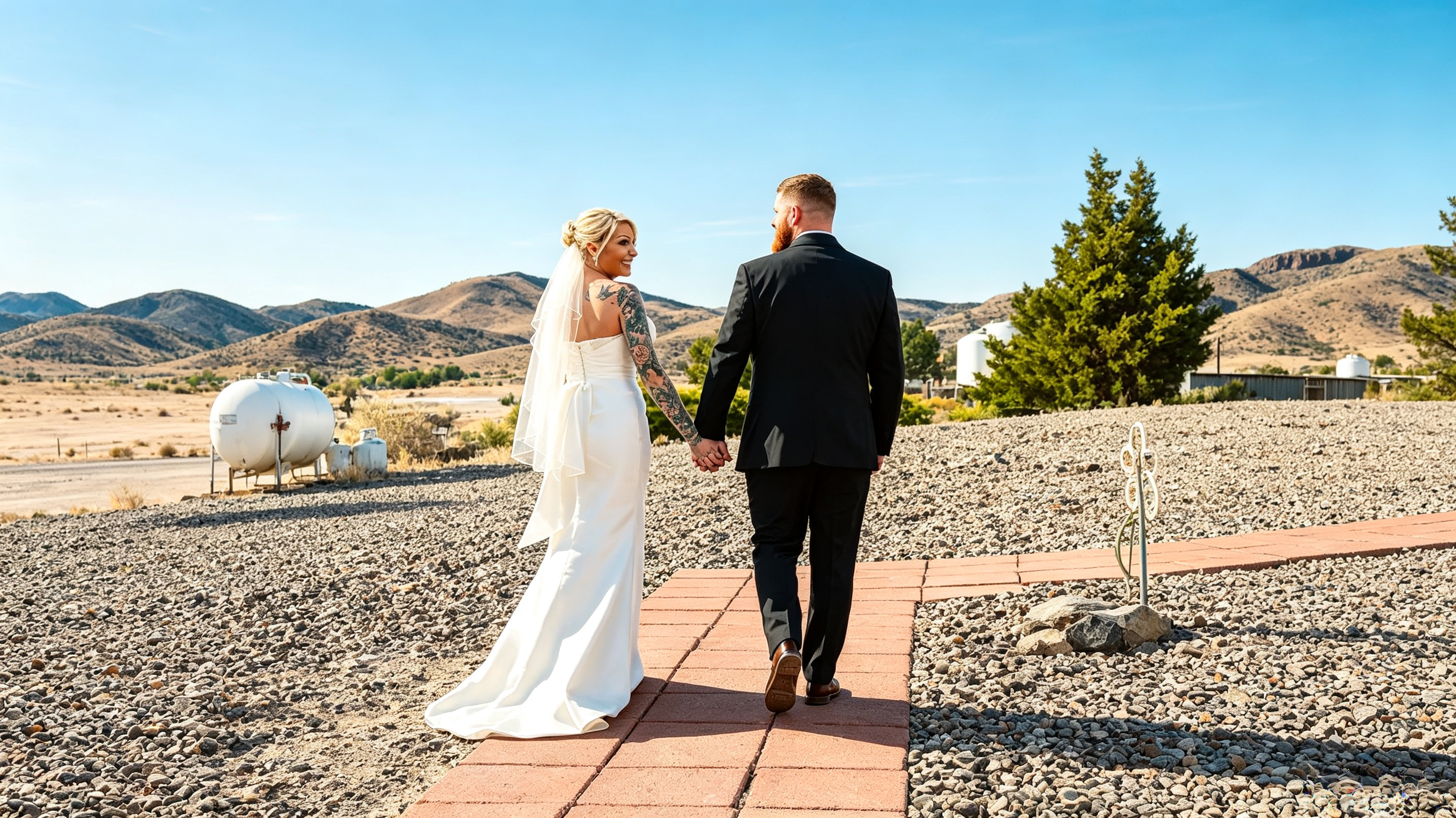Virginia City historic chapel wedding