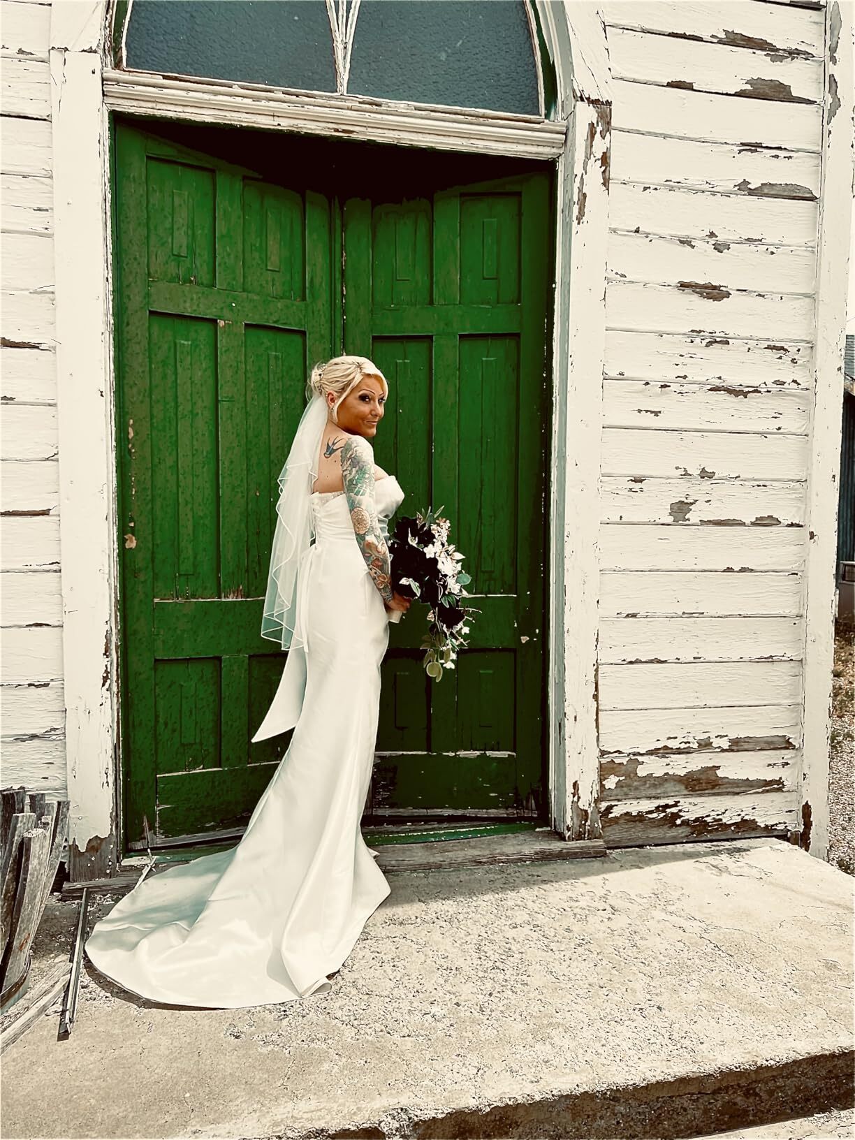 Virginia City historic chapel wedding