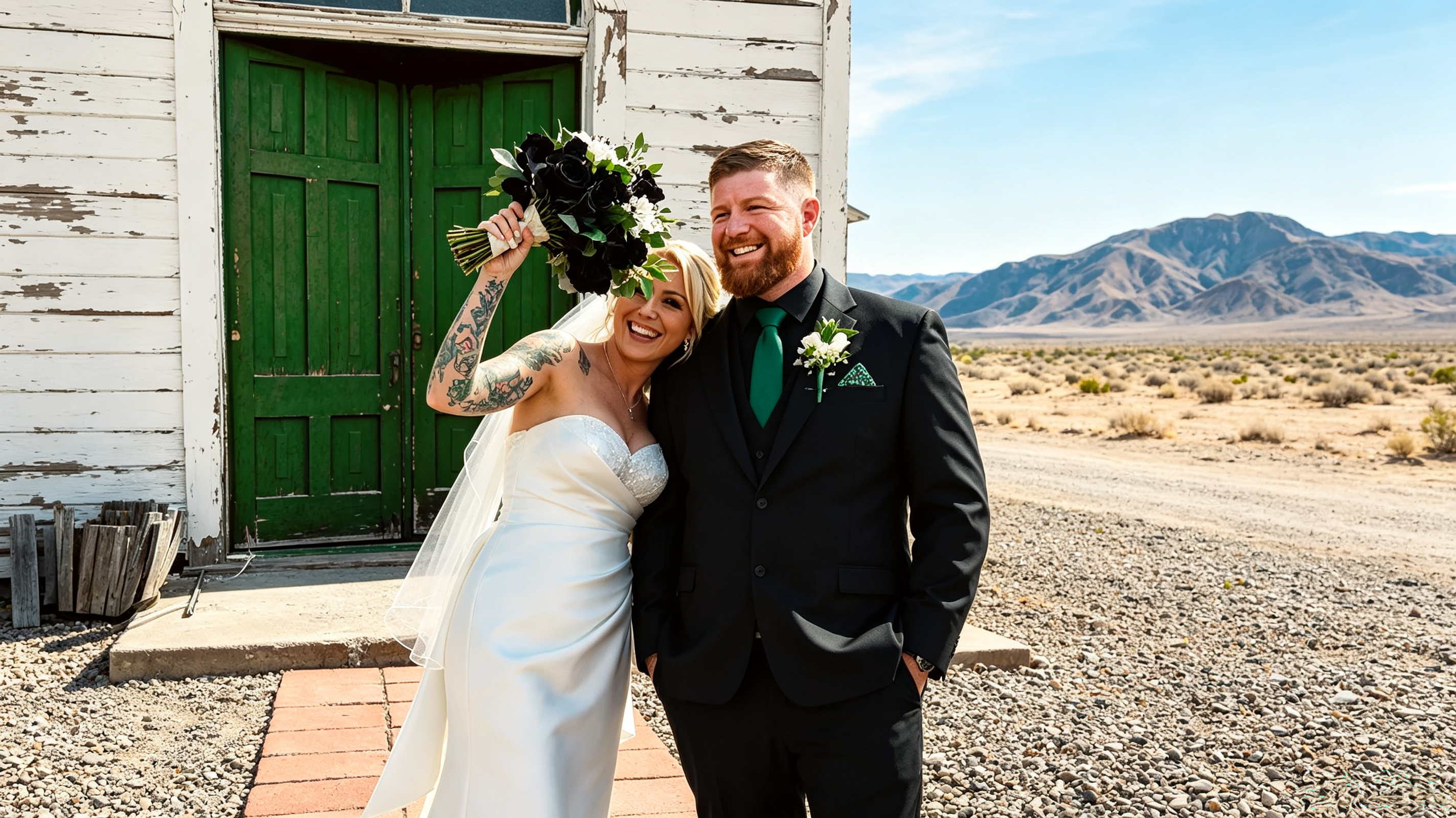 Virginia City historic chapel wedding
