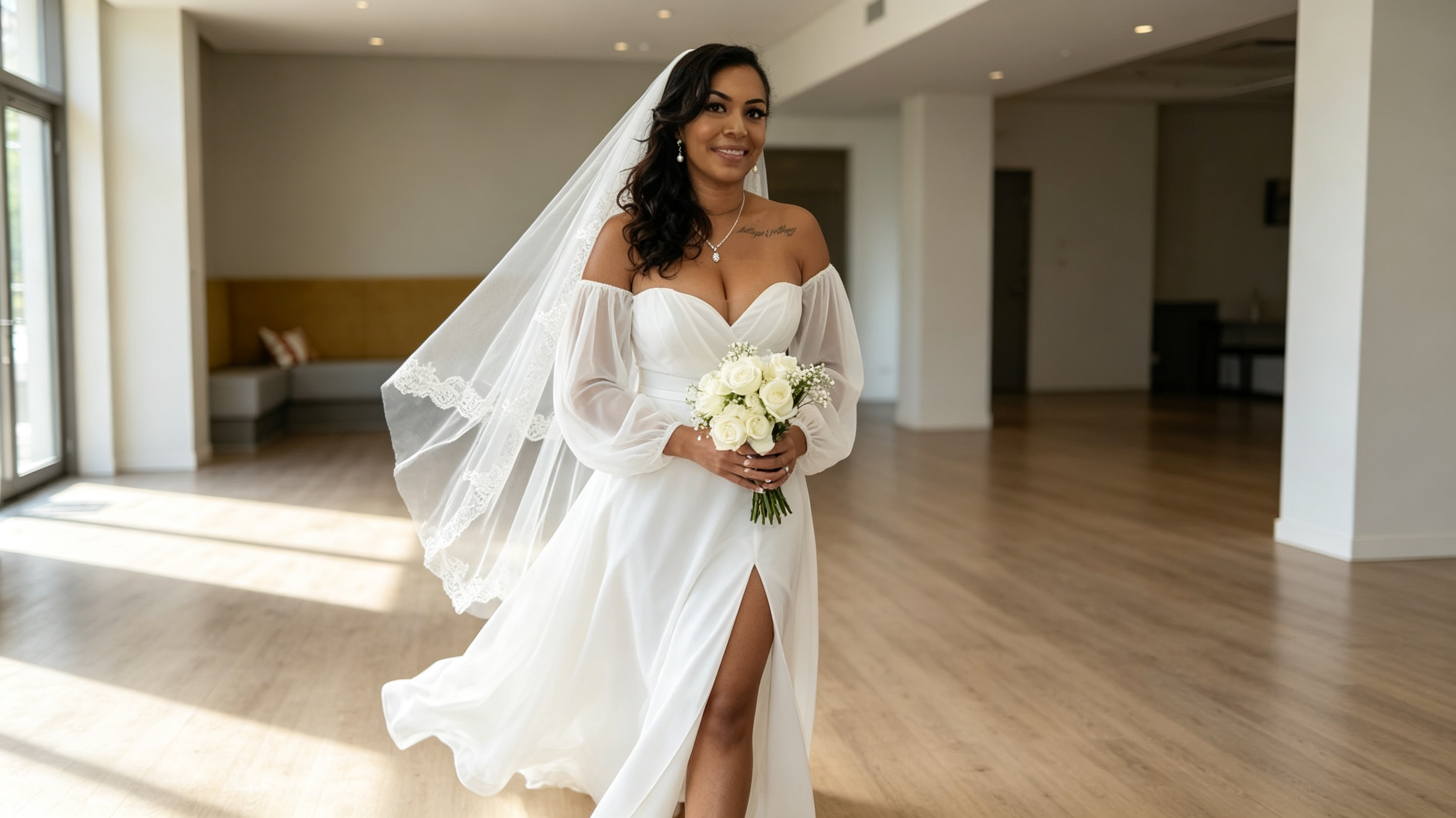no wardrobe malfunction wedding dress for dancing