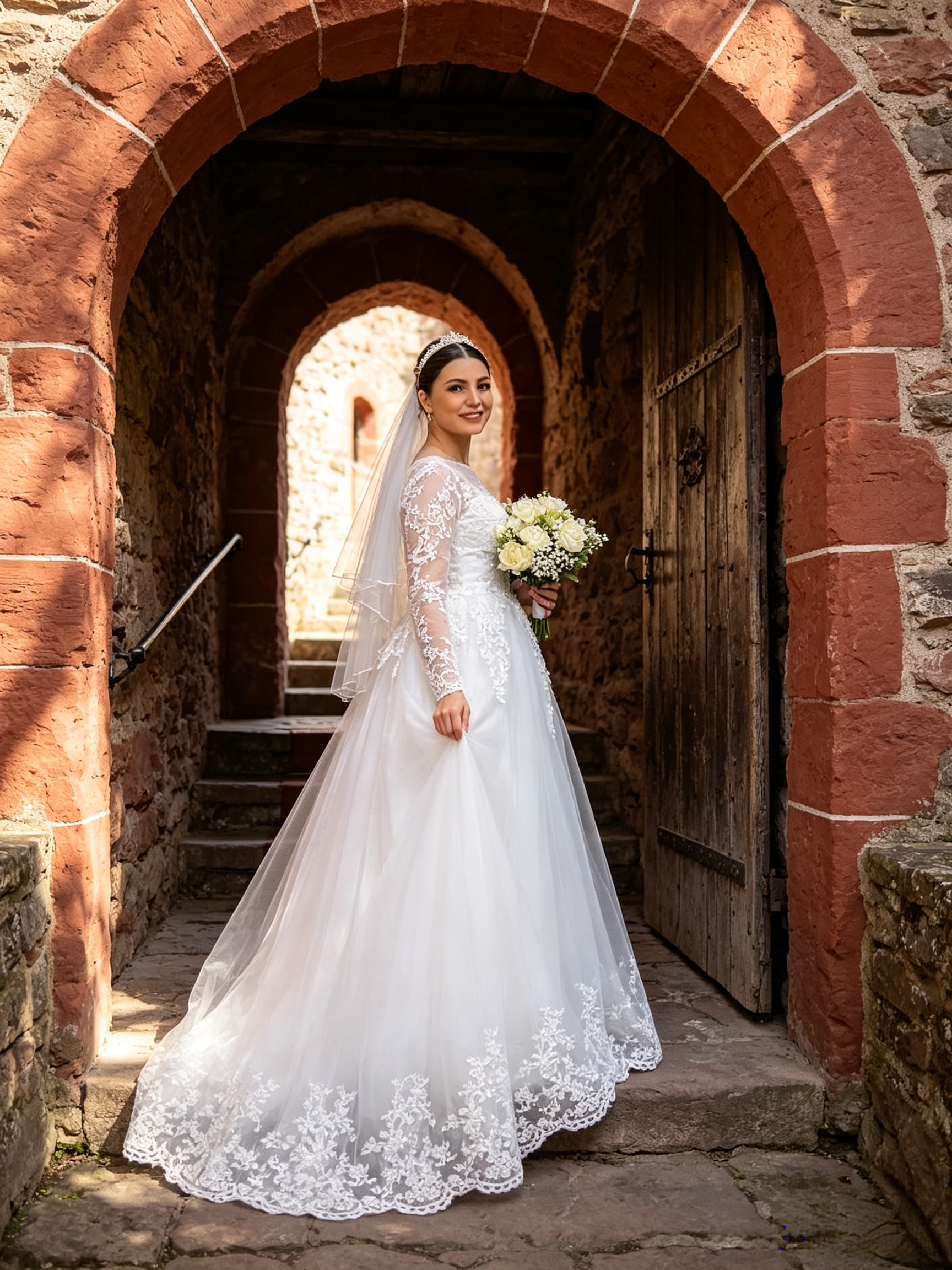 Welches Brautkleid passt zu einer Schlosshochzeit